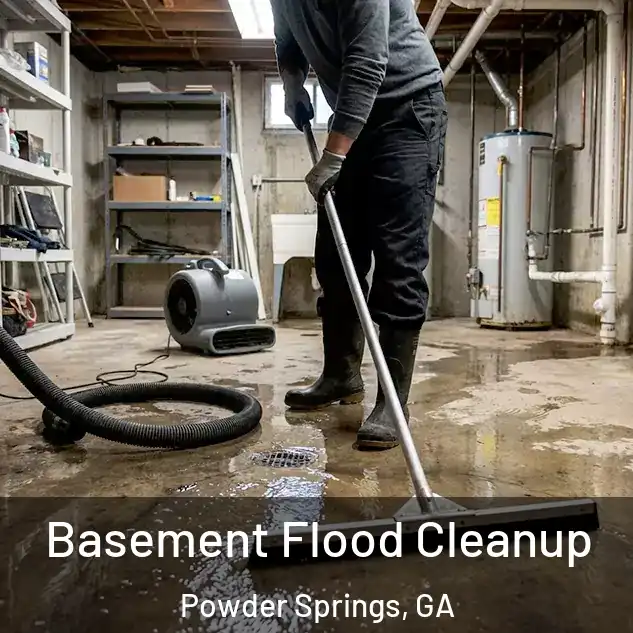  Basement Flood Cleanup Powder Springs, GA