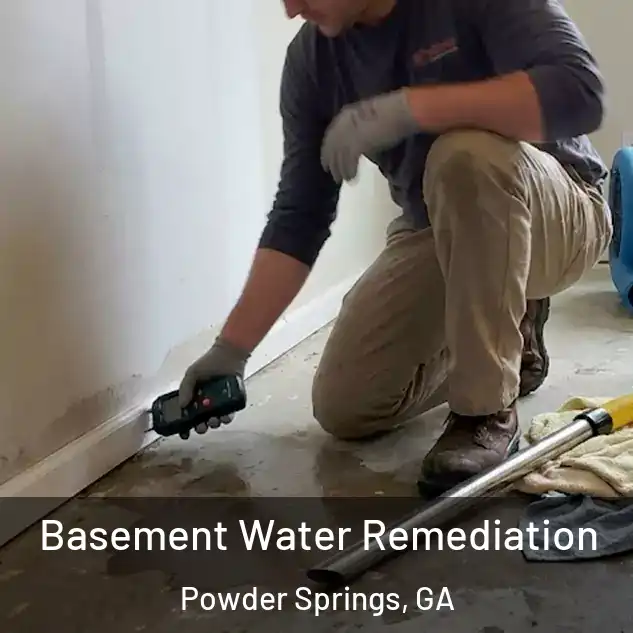  Basement Water Remediation Powder Springs, GA