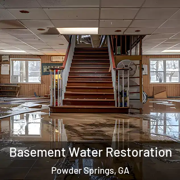  Basement Water Restoration Powder Springs, GA