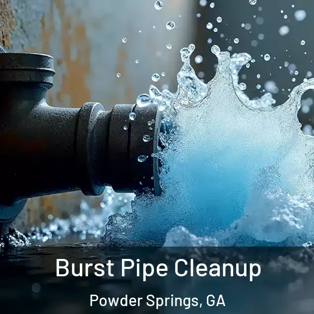  Burst Pipe Cleanup Powder Springs, GA