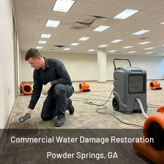  Commercial Water Damage Restoration Powder Springs, GA