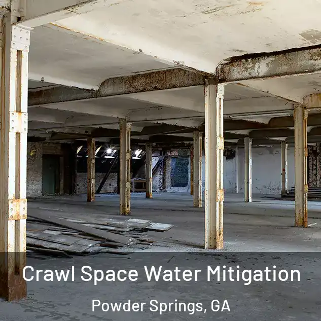  Crawl Space Water Mitigation Powder Springs, GA