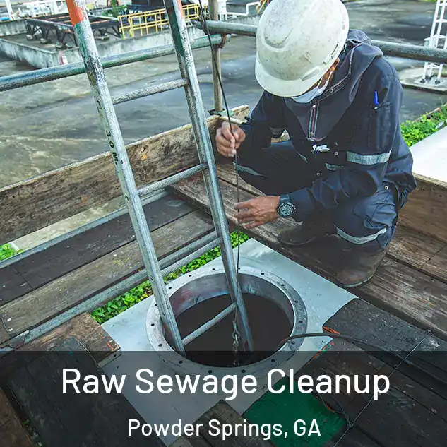  Raw Sewage Cleanup Powder Springs, GA