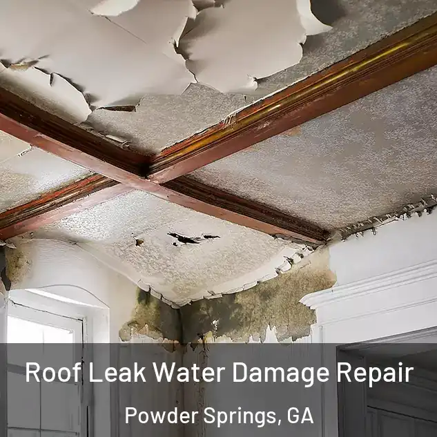  Roof Leak Water Damage Repair Powder Springs, GA