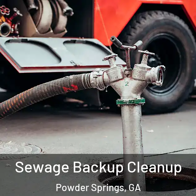  Sewage Backup Cleanup Powder Springs, GA