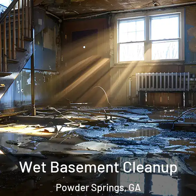  Wet Basement Cleanup Powder Springs, GA